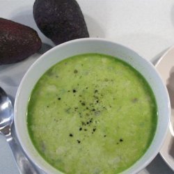 Avocado and Crab Meat Soup