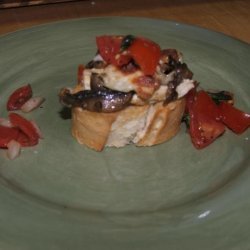 Bruschetta Chicken and Mushrooms