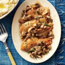 Chicken Cutlets With Mushroom Sauce