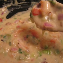 Creamy (And Low Fat?!) Shrimp Crepe Filling