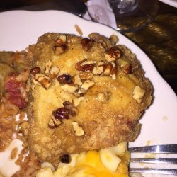 Pecan-Topped Honey Chicken
