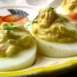 Easy Deviled Eggs & Ham