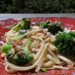 Angel Hair Pasta With Pancetta and Broccoli (Iron Chef Michael S