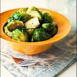 Brussels Sprouts With Walnut-Lemon Vinaigrette