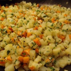 Parsley Potato Carrot Hash
