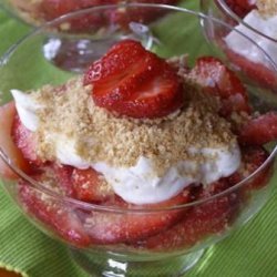 Instant Strawberry Cheesecake Parfait