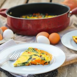 Sweet  Potato and Spinach Frittata