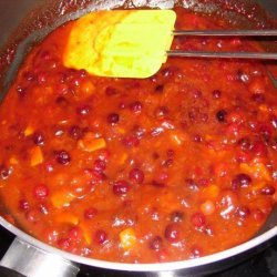 Stir Fried Apples & Cranberries