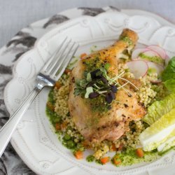 Pesto Chicken With Couscous