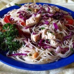 Spicy Spaghetti Ginger Salad  (Asian)