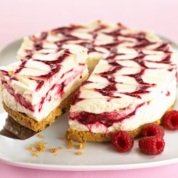 Raspberry Swirl Cheesecakes