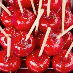 Red Apples on a Stick