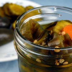 Fire and Ice Marinickles (No Canning Marinated Pickles)
