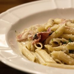 Penne With Creamy Bacon Sauce