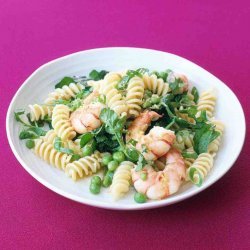 Fusilli With Shrimp and Peas