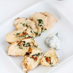 Chicken Breasts Stuffed W/ Goat Cheese & Sun-Dried Tomatoes
