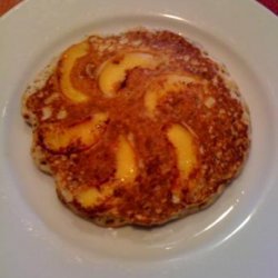 Peach and Poppy Seed Sour Cream Pancakes
