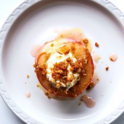 Roasted Peaches With Ricotta