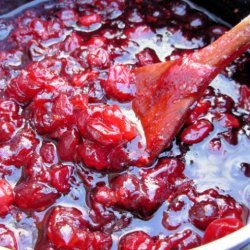 Whiskey Spiked Cranberry Relish