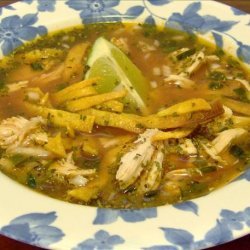 Yucatán Lime and Chicken Soup