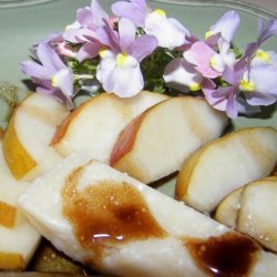 Fresh Pears With Parmigiano-Reggiano and Balsamic Vinegar