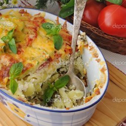 Zucchini, Tomato & Cheese Casserole