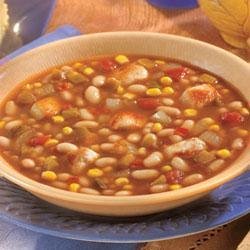 Southwestern Chicken and White Bean Soup