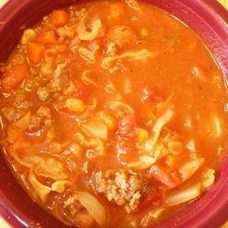 V-Eight Vegetable Beef Soup