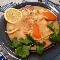 Lemon Chicken Soup With Orzo