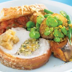 Apricot Pork Roast With Stuffing