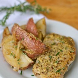 Dijon Pork Chops & Potatoes