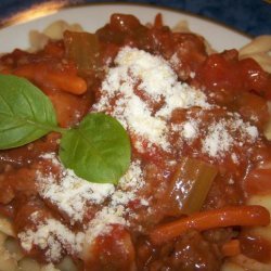 Italian Tomato Sausage Ragu With Penne