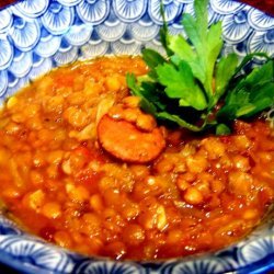 Lentil Tomato & Chorizo Soup