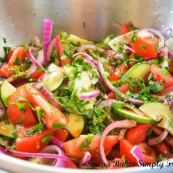 Balsamic Tomato-Cucumber Salad