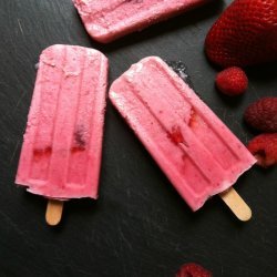 Raspberry Cream Pops