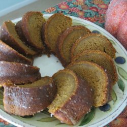 Pumpkin  Spice Bundt Cake With Buttermilk Icing