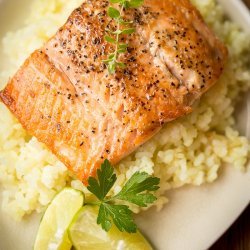 Baked Salmon and Ginger