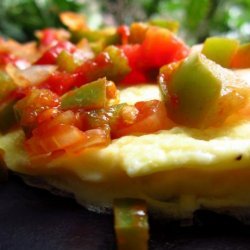 Tortilla De Tomate Eggs With Tomato Topping