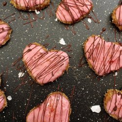 Strawberry Heart Cookies..