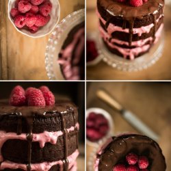 Fudgy Chocolate-Raspberry Cake