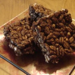 Healthier Chocolate Puffed Wheat Squares