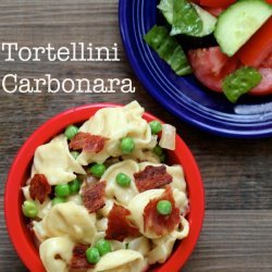 Easy Tortellini Carbonara