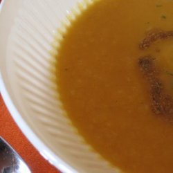 Roasted Carrot-Fennel Soup