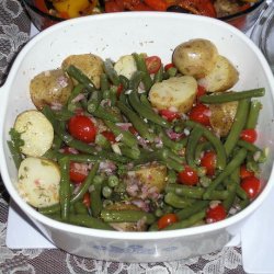 Provencial Style Potatoes and Green Beans