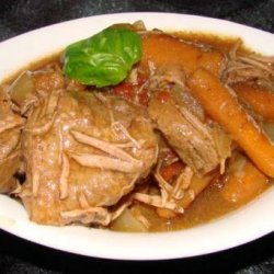 Crock Pot Beef Ragout over Rice