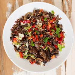 Mushroom Quinoa Salad