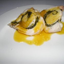 Minted Chicken With Sweet Orange Sauce