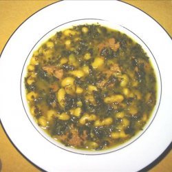 Beans with Spinach (Lubya b' Selk)
