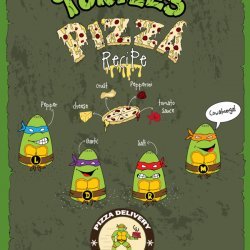 Ninja Turtle Pizzas