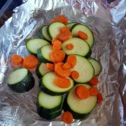 Salmon and Vegetables in Foil